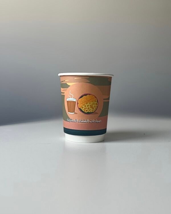 أكواب ورقية مزدوجة (236 مل) - الشتاء المشرقة